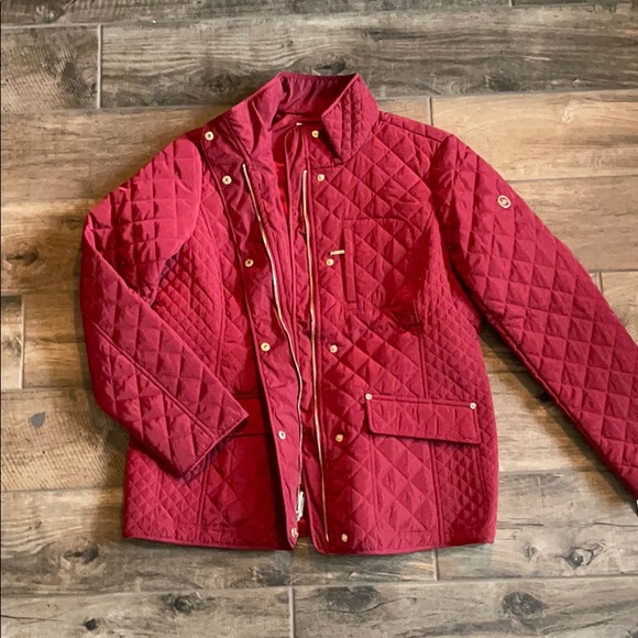 Michael Kors light puffer jacket/coat. Burnt red. - Picture 3 of 5